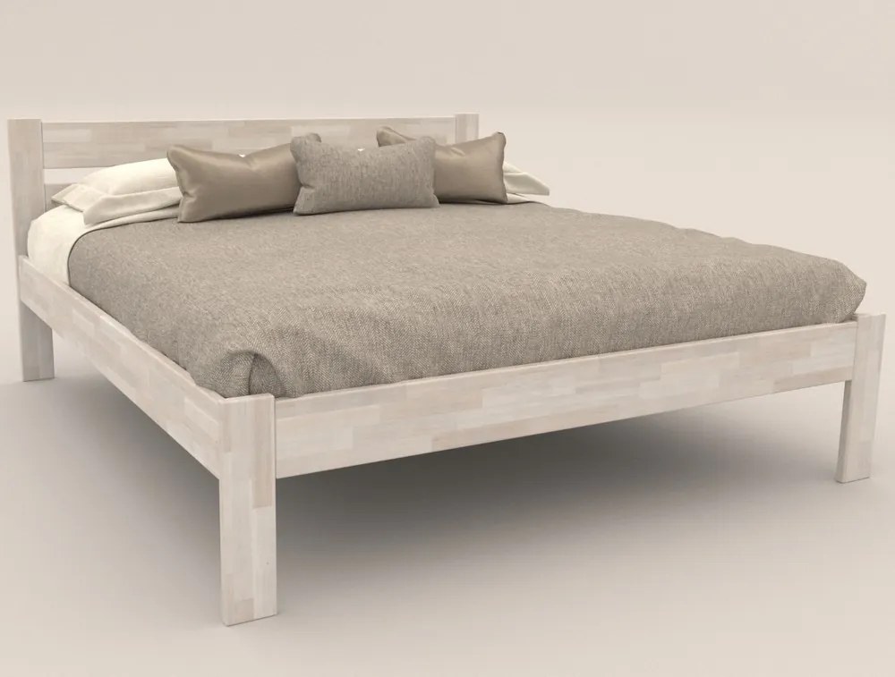 Predĺžená posteľ Mystic 160x210 cm, bielený buk