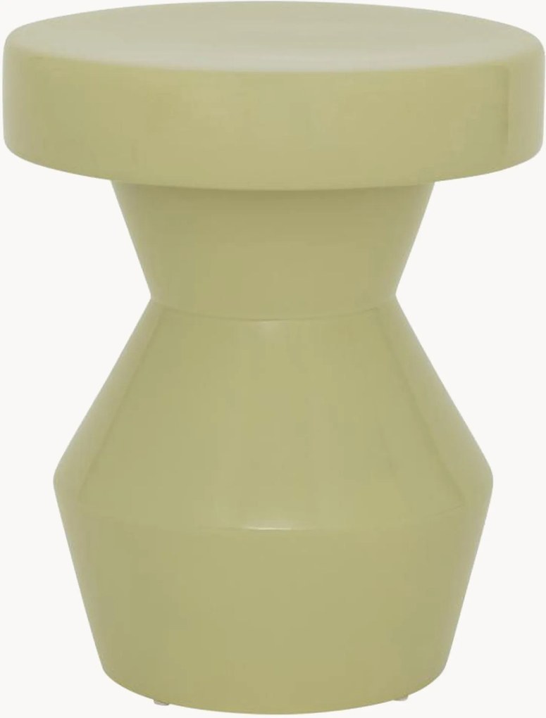 Okrúhly keramický pomocný stolík Sculptural