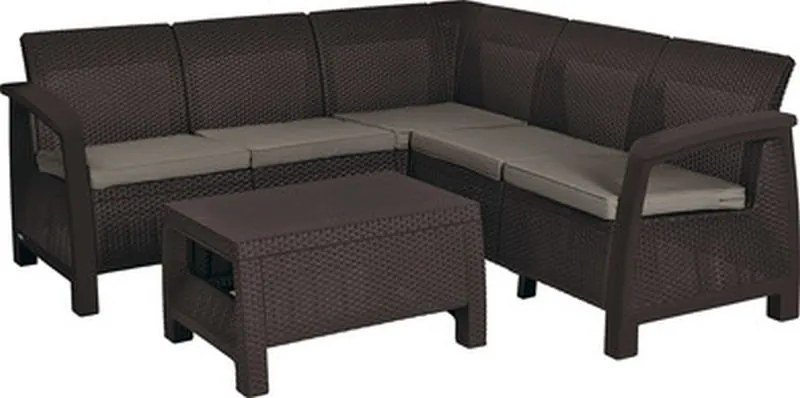 KETER BAHAMAS RELAX Set záhradný, hnedá/béžová 17205478