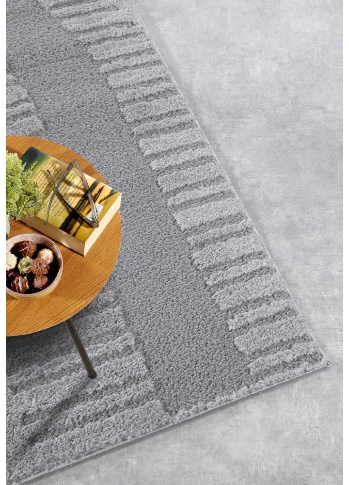 Sivý koberec 160x235 cm Bartoux Light Grey – Elle Decoration