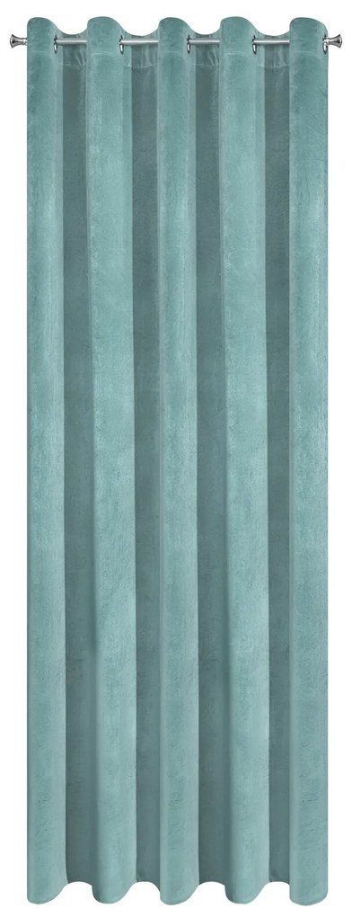 ZATEMŇOVACÍ ZÁVES NA KRÚŽKOCH VILLA 140X250 CM MÄTOVÁ