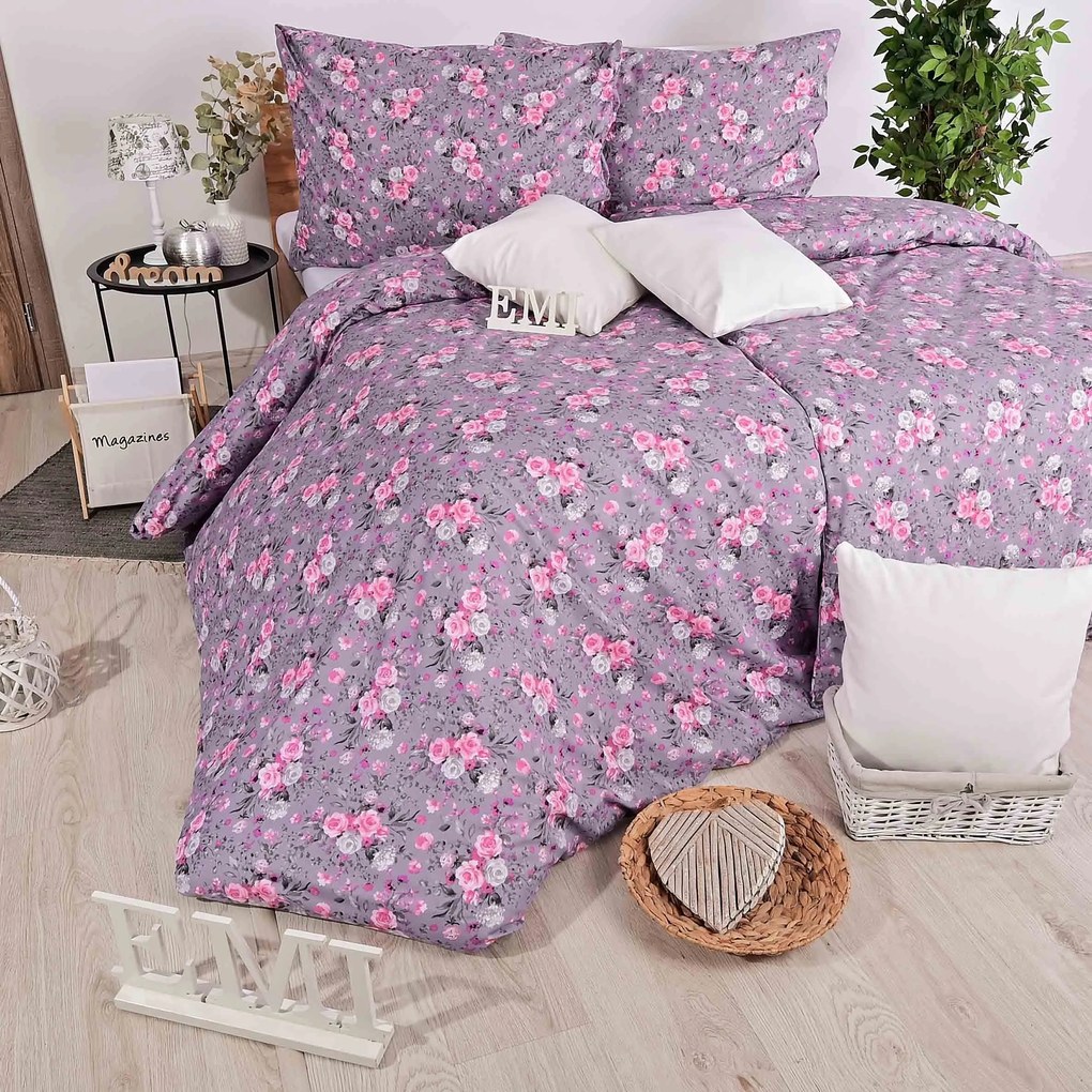 Obliečky bavlnené Ellie EMI: Štandardný set jednolôžko obsahuje 1x 140x200 + 1x 70x90