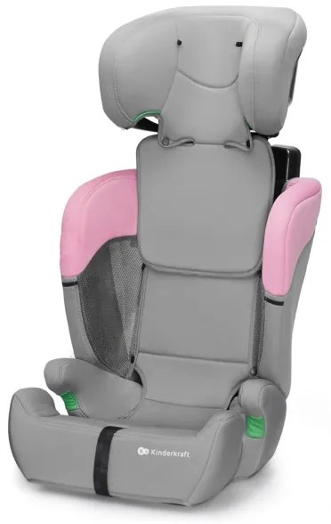 KINDERKRAFT - Autosedačka COMFORT UP i-Size (76-150 cm) šedá/ružová
