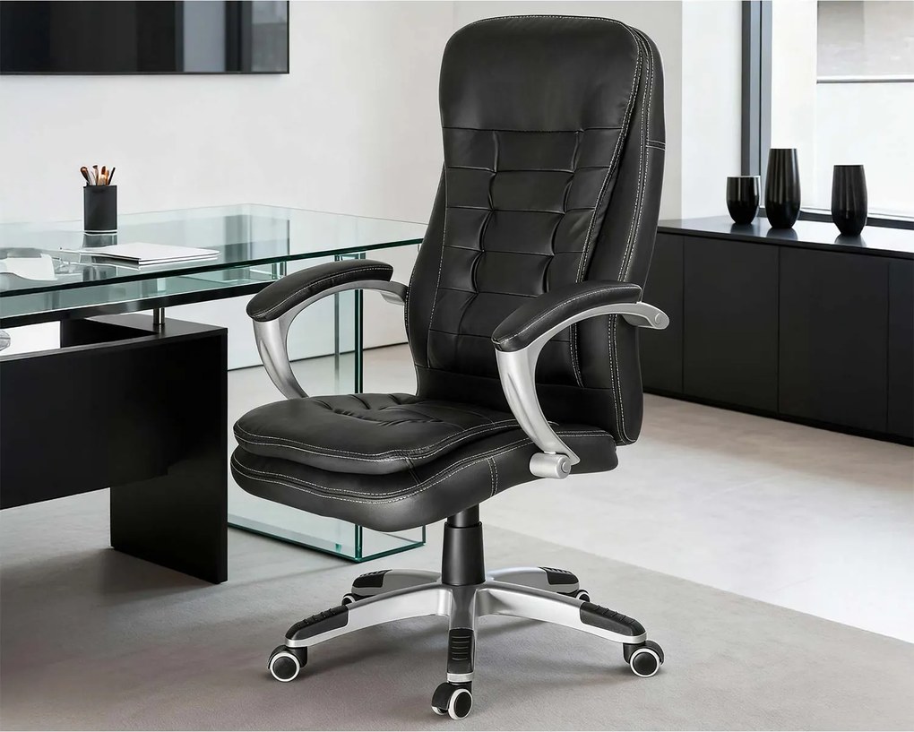 Otočná kancelárska stolička Sofotel 322 - čierna