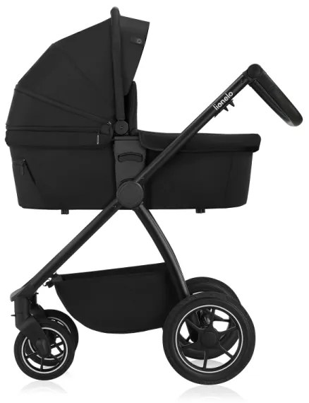 Lionelo - Kombinovaný kočík 2v1 MERIL Black Onyx