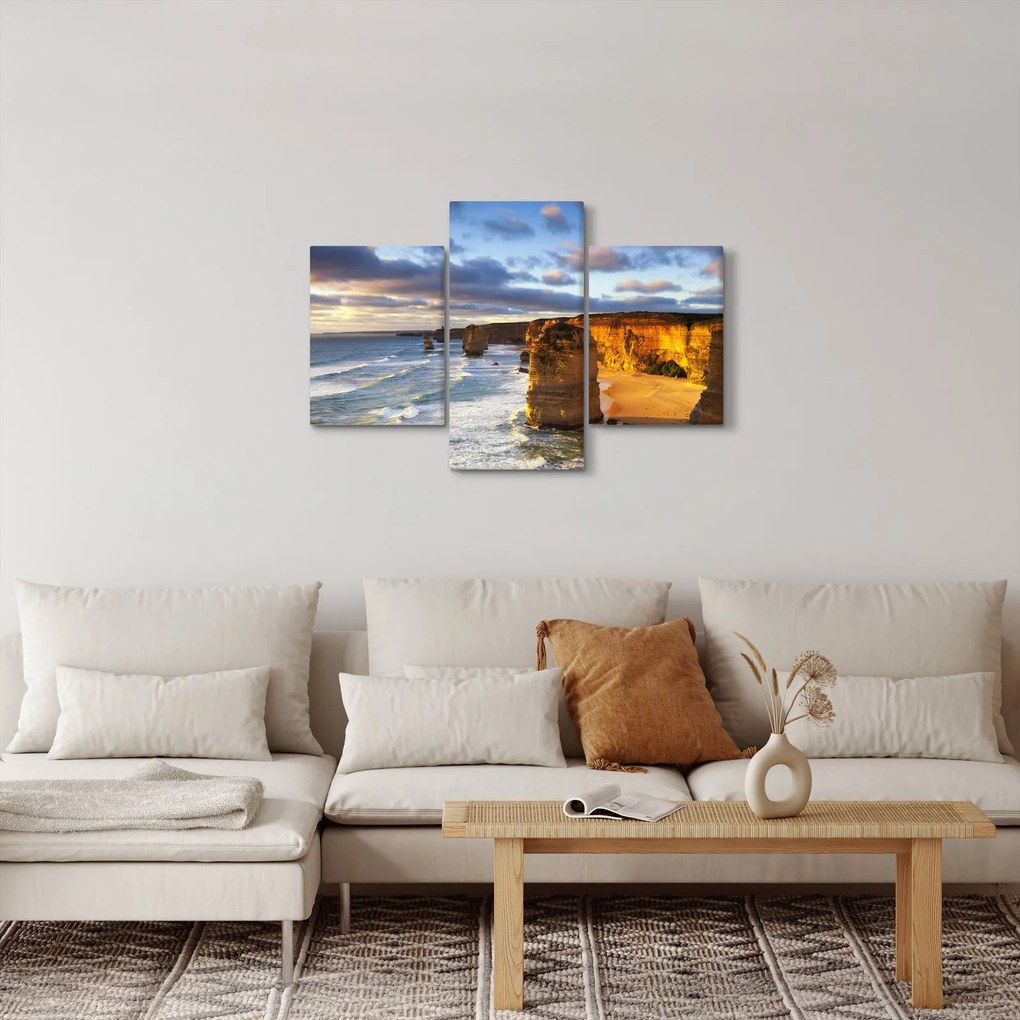 Obraz morských útesov (90x60 cm)