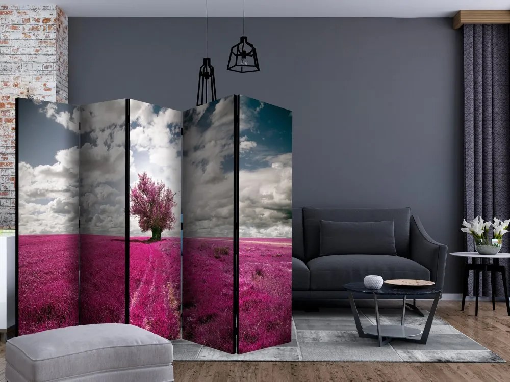 Artgeist Paraván - Magenta meadow [Room Dividers]