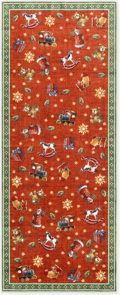 Villeroy & Boch Behúň Toy's delight 106499 Red Green, 80x200, červená, obývacia izba