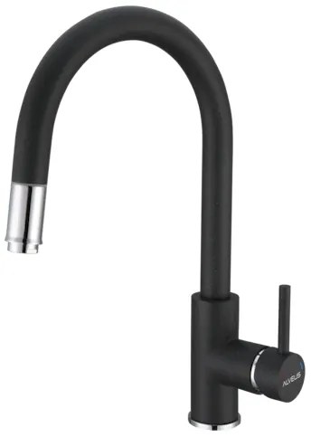 Alveus Delos drezová batéria s vyťahovacou sprškou antracit 1129022