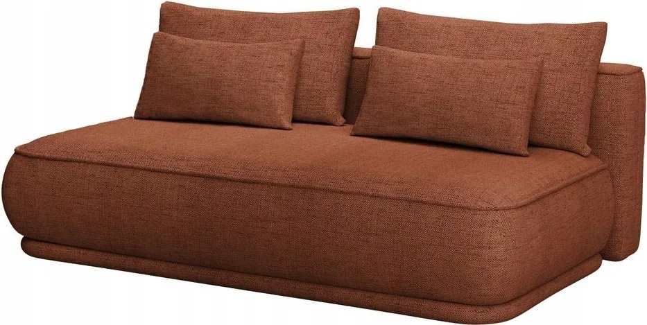 Pohovka trojsedačka Lesanna (medená čierna)