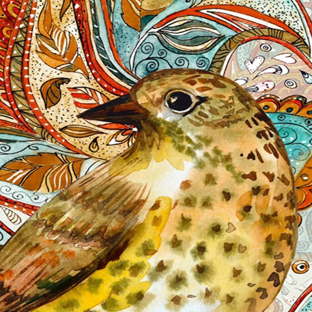 Gario Paraván Orientálny vták Rozmery: 180 x 170 cm, Prevedenie: Klasický paraván
