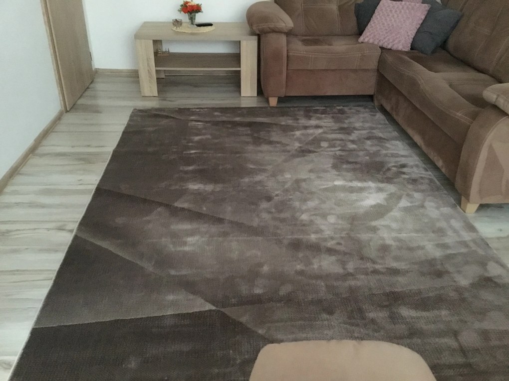 Ayyildiz, Kusový koberec Miami 6590 brown, 80x150, hnedá, kancelária