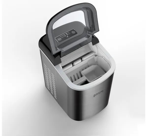 Guzzanti GZ125 - Výrobník ľadu 140W/230V nerez/čierna
