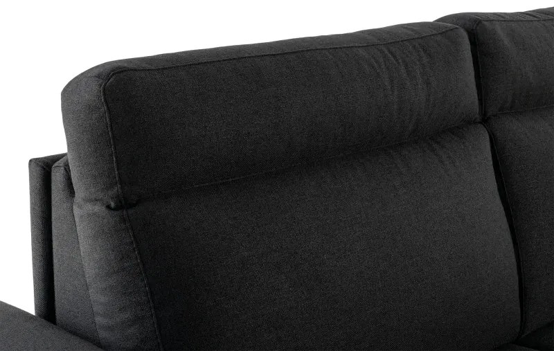 Rohová sedacia súprava na každodenné spanie AZZURRA br. FIORELLO s rozkladom, Ľavá, 140, tm. šedá (jazz 22 graphite)