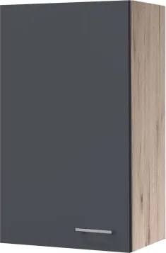 Horná kuchynská skrinka Tiago H50-89, dub san remo/sivá, šírka 50 cm%