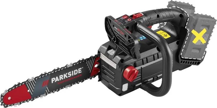Parkside Performance® Aku prerezávacia píla 40 V Ppaks 40-Li B2 + Akumulátor 20 V/4 Ah, 2 kusy + Rýchlonabíjačka 20 V/4,5 A (800012229)