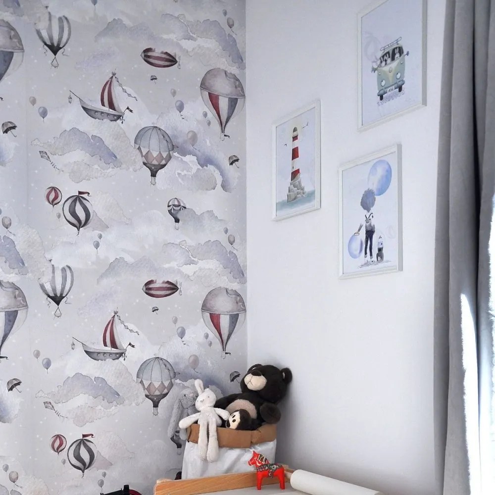 Tapeta balóniky dobrodružstvo 280x100 cm