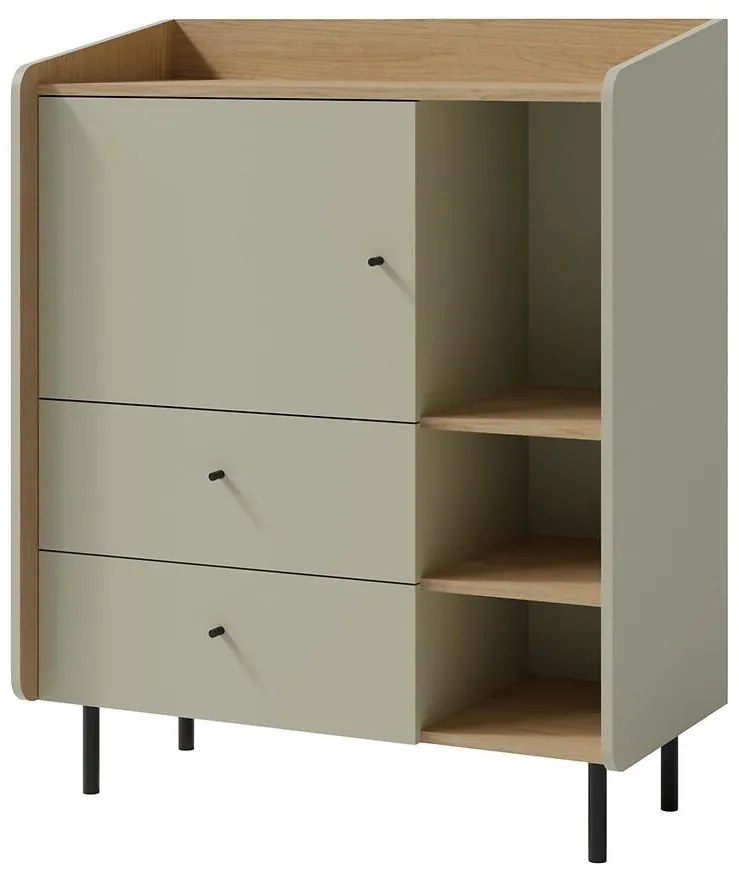 Komoda Alessio AE9 2S1D Eukalyptus/Dub Baltic