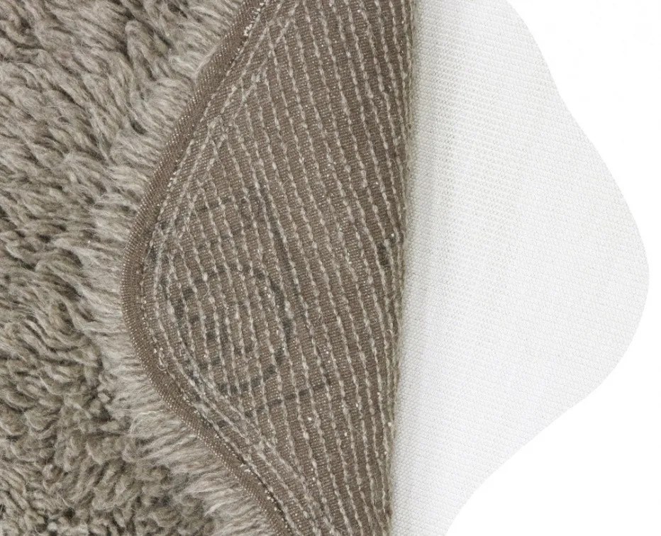 Lorena Canals koberce Vlnený koberec Woolly - Sheep Grey - 75x110 tvar kožušiny cm