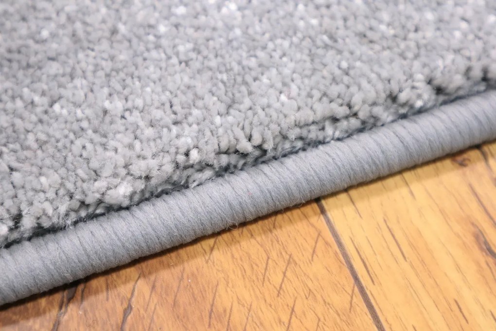 Kusový koberec Laguna šedá štvorec, 250x250, šedá, obývacia izba, Vopi