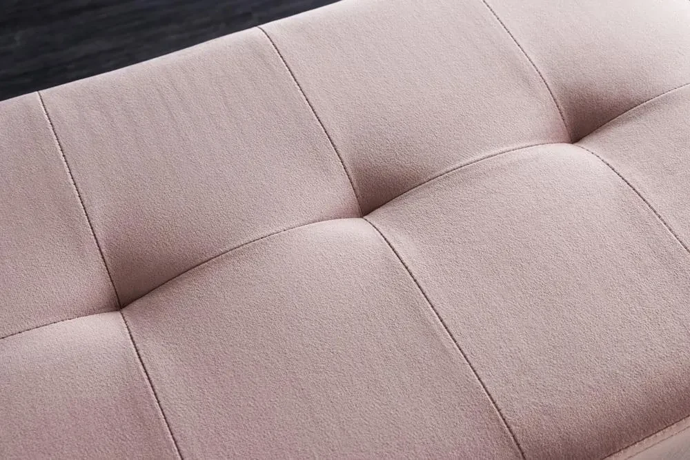 Invicta Interior - Elegantná lavica BOUTIQUE 95 cm, ružová, zamat