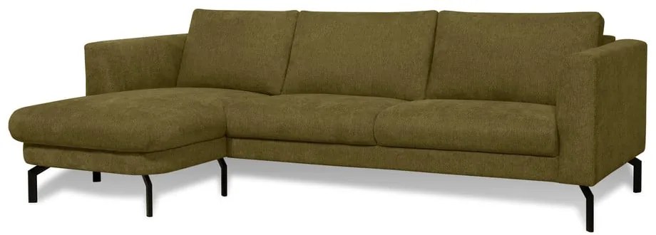 Rohová pohovka v horčicovej farbe (ľavý roh) Gomero – Scandic