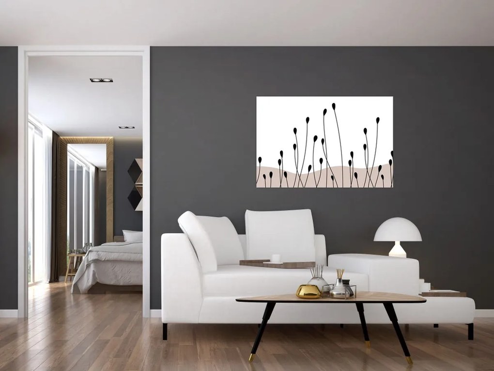 Obraz - Grafická lúka N⁰1 (90x60 cm)