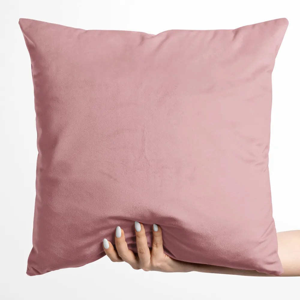 Biante Zamatová obliečka na vankúš Velvet Prémium SVP-033 Staroružová 50 x 70 cm