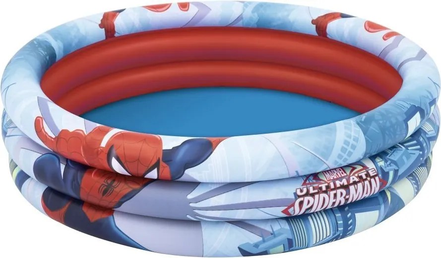 LEAN Nafukovací okrúhly bazén Spiderman 122x30 cm