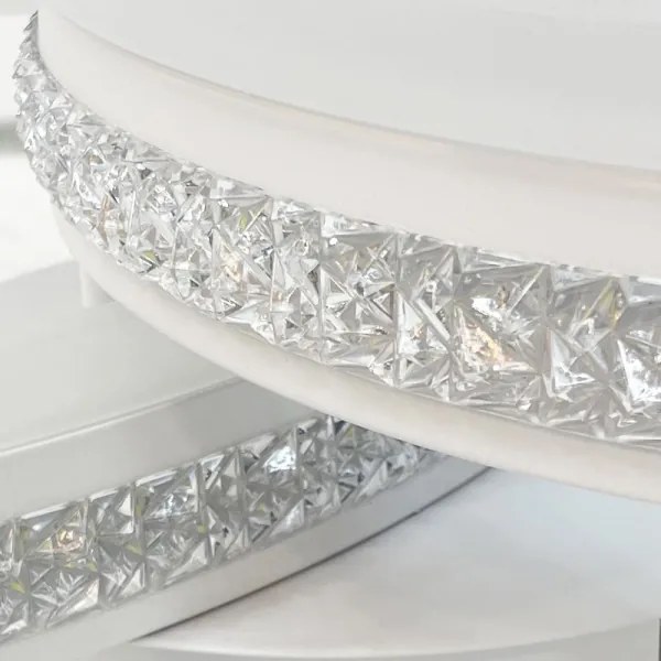 LED Stmievateľný prisadený luster LED/110W/230V 3000-6500K + diaľkové ovládanie