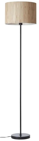 Brilliant - Stojacia lampa WIMEA 1xE27/52W/230V čierna/béžová