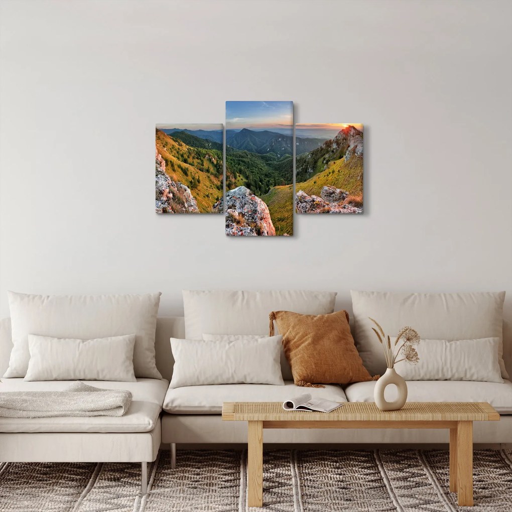 Obraz - Horská krajina (90x60 cm)