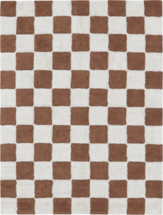 Lorena Canals, Kusový koberec Kitchen Tiles Toffee, 120x160, hnedá, obývacia izba