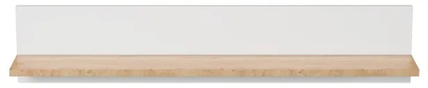 Nástenná polica DENVER 100 cm dub hickory/biela