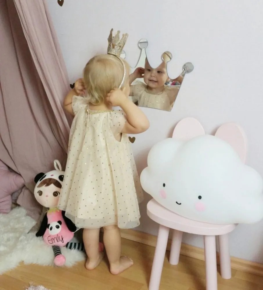 Zrkadlo do detskej izby koruna