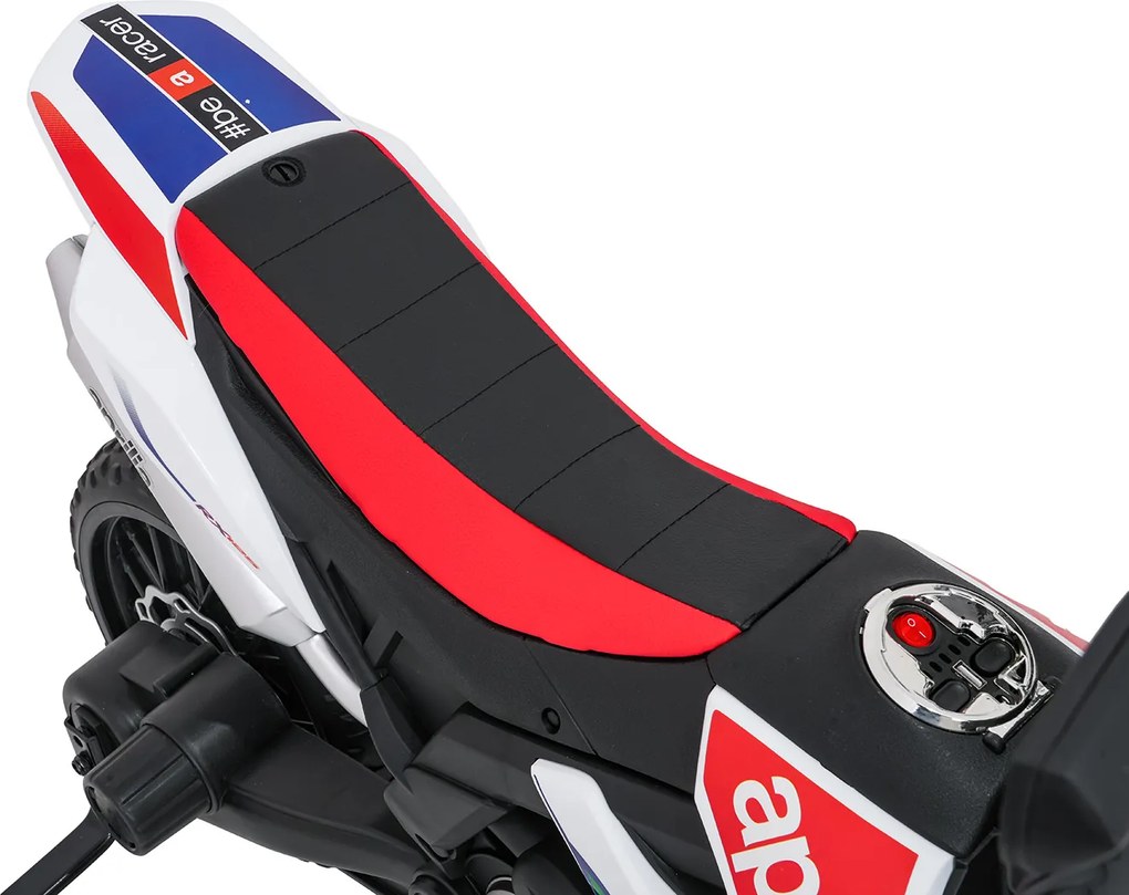 Ramiz Detský motocykel Aprilia RX biely