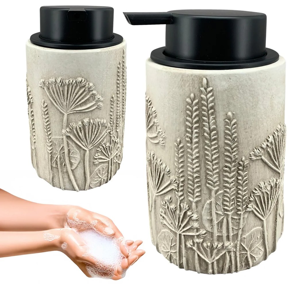 Dávkovač mydla Maya, sivá