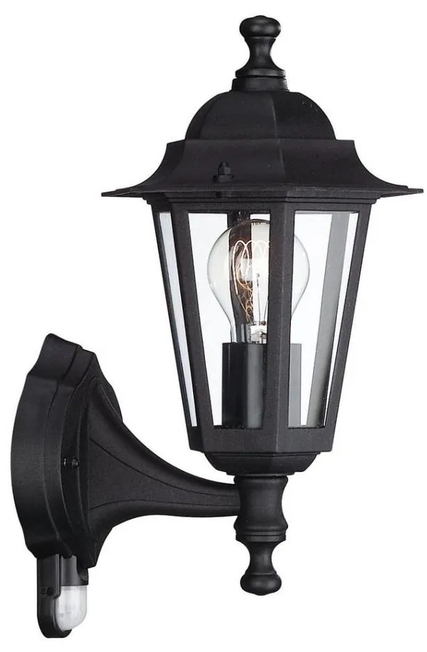 Philips 1747330PN - Vonkajšie nástenné svietidlo so senzorom 1xE27/60W/230V IP44