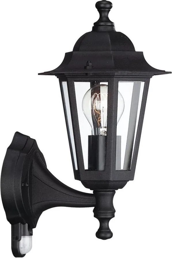 Philips 1747330PN - Vonkajšie nástenné svietidlo so senzorom 1xE27/60W/230V IP44