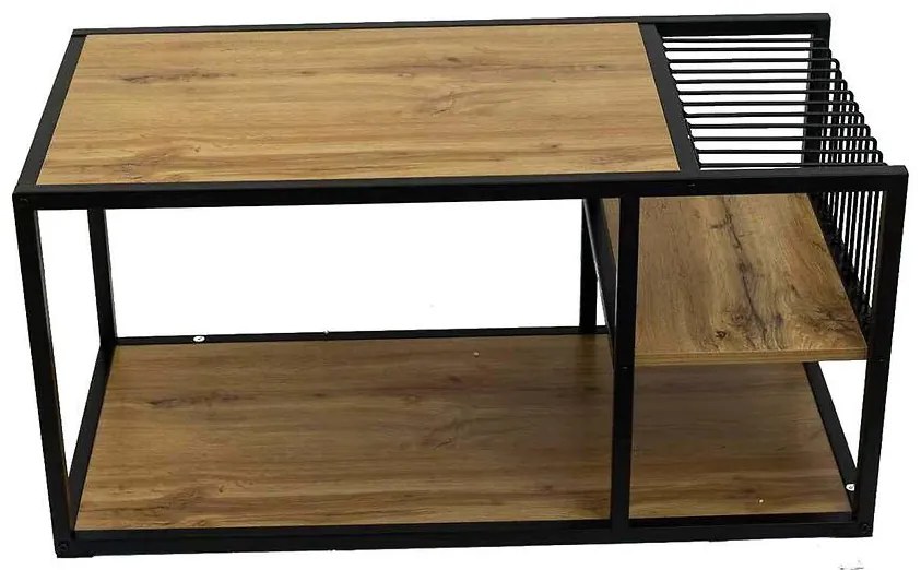 Konferenčný Stolík Pmc-2511 Prírodná/Čierna