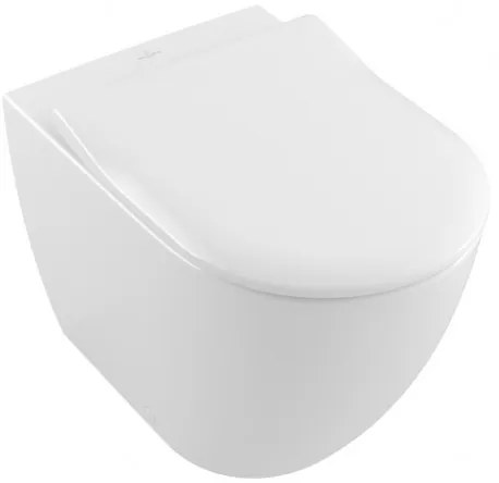 Villeroy & Boch Subway 2.0 závesné WC so sedadlom SoftClosing, DirectFlush, alpská biela 5614R201