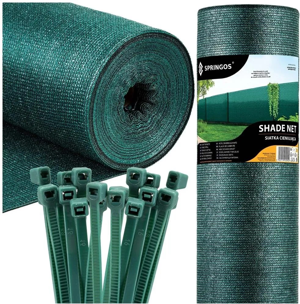 Tieniaca sieť 1,5x50 m SPRINGOS SN0019 - zelená