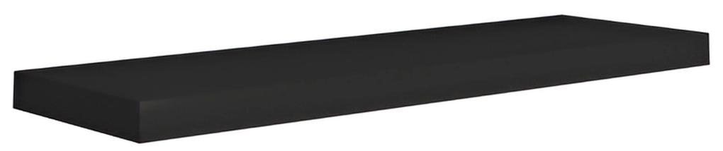 Linder Exclusiv Nástěnná police 80x23,5 cm Černá