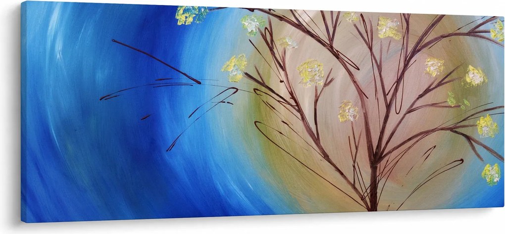 Obraz - Strom zakrývajúci slnko (120x50 cm)