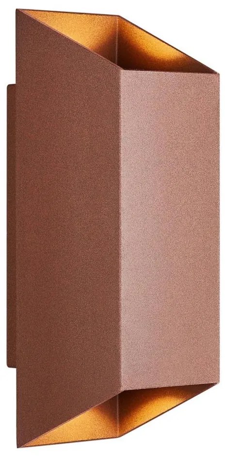 Nordlux - Vonkajšie nástenné svietidlo NICO 2xGU10/35W/230V IP54 hnedá