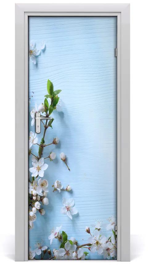 Fototapeta samolepiace kvety višne 95x205 cm