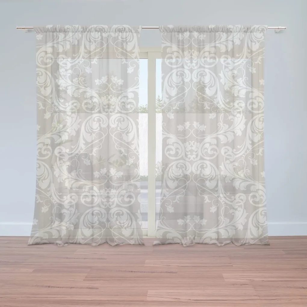 Sablio Záclony Secesné noblesa: 2ks 150x250cm