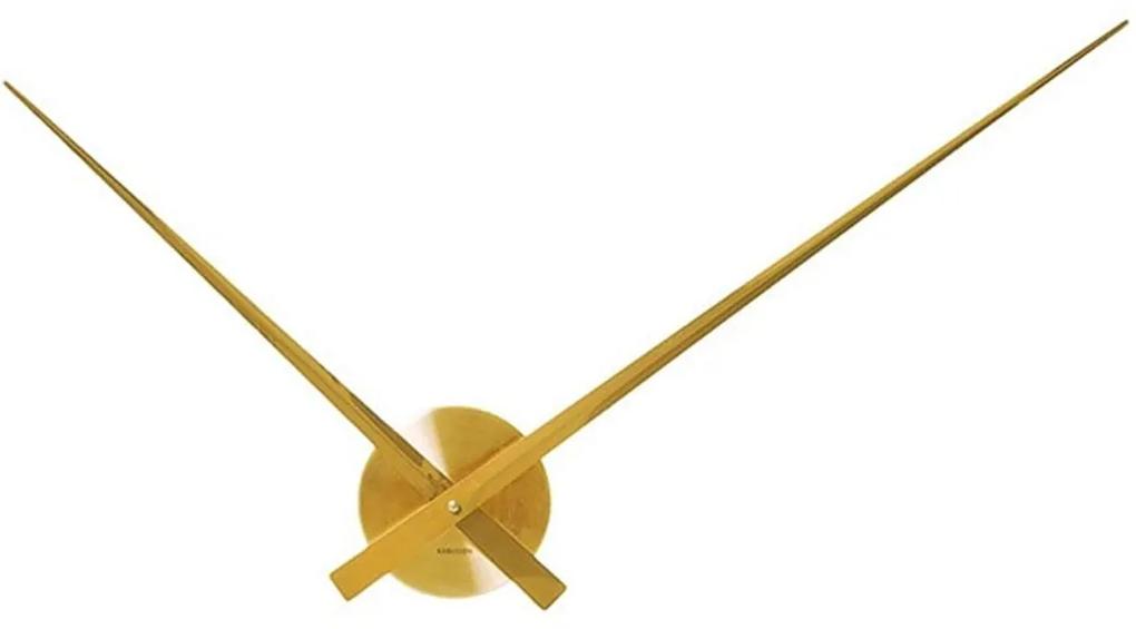 Nástenné hodiny Little Big Time Veľké zlaté ∅ 78 cm