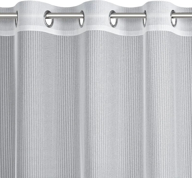 ZÁCLONA SADIE NA KRÚŽKOCH 300X150 CM BIELA