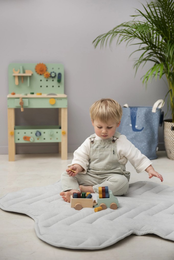 Trixie Drevené autíčko s prívesom